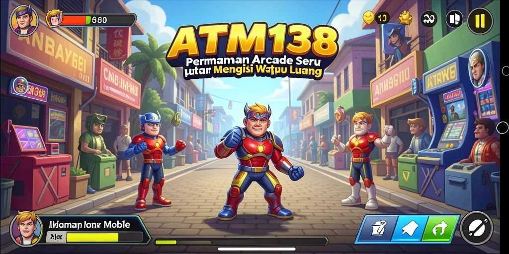 Gameplay seru dari ATM138 dengan tantangan Arcade.