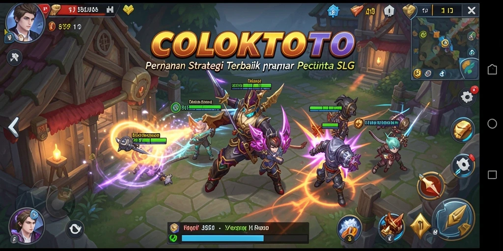 Tampilan gameplay seru di COLOKTOTO dengan strategi taktis mendalam.