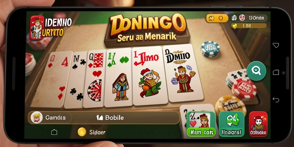 Tangkapan layar utama <strong>DIREKTURTOTO</strong> menampilkan aksi seru permainan Domino.