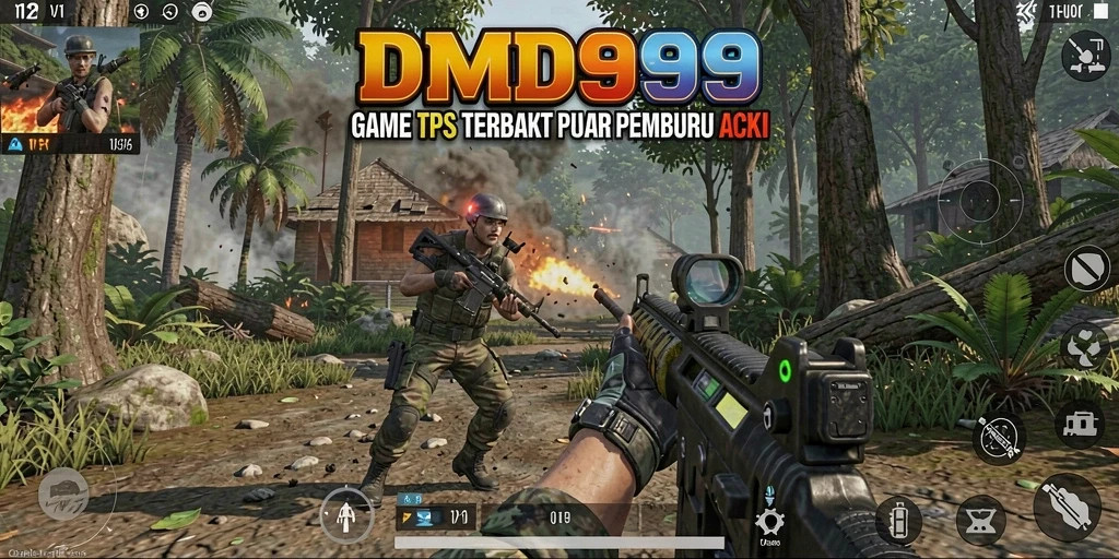 Tampilan gameplay DMD999 yang penuh aksi dan ketegangan.