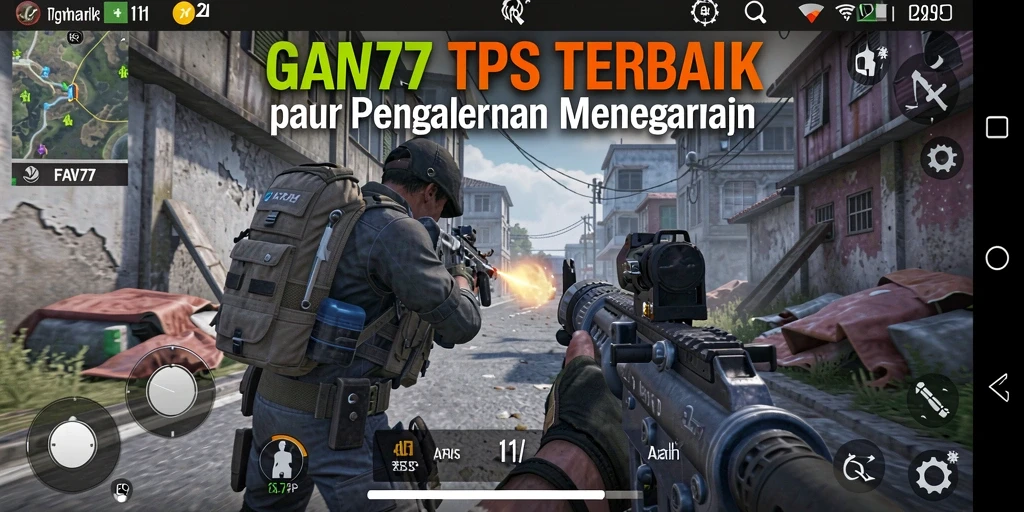 Screenshot FAV77 menampilkan aksi seru gameplay TPS yang mendebarkan.
