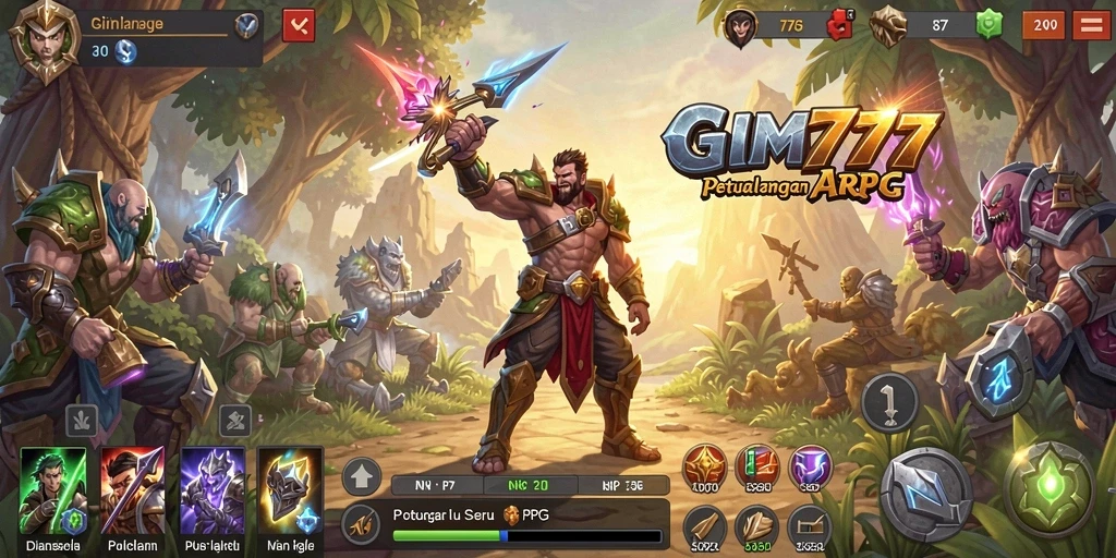 Gameplay GIM777 yang mendebarkan dalam dunia ARPG.