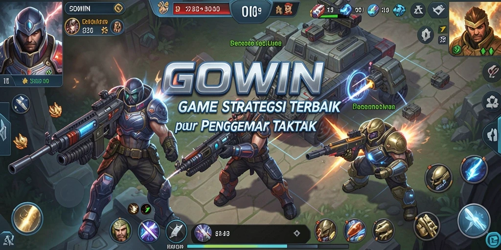 Tampilan gameplay GOWIN yang menarik dengan berbagai strategi yang bisa diterapkan.