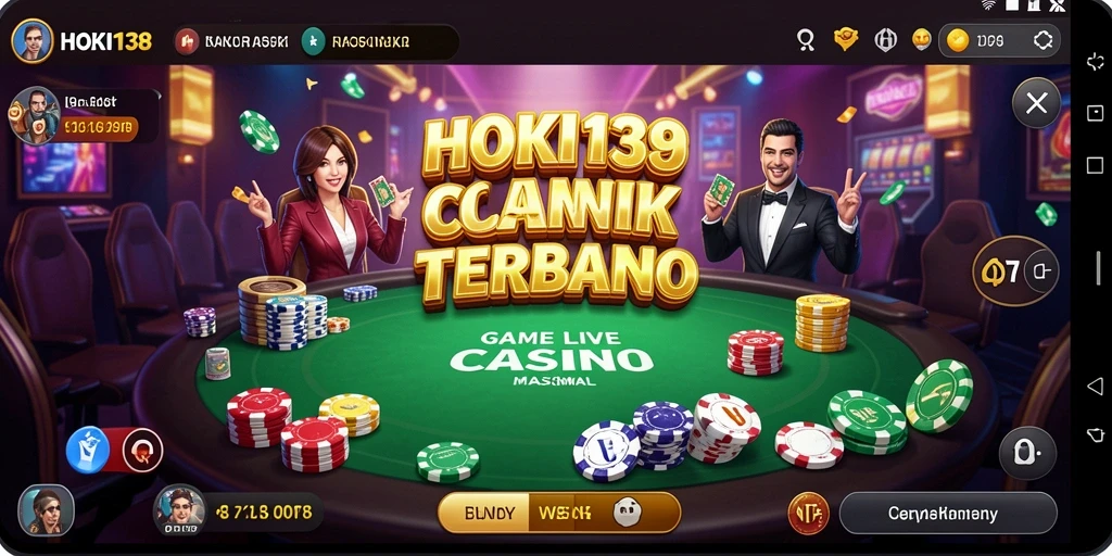 Tampilan gameplay Live Casino HOKI138 yang menarik dan interaktif.
