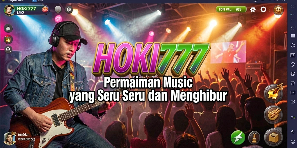 Tampilan gameplay HOKI777 yang penuh warna dan menarik.