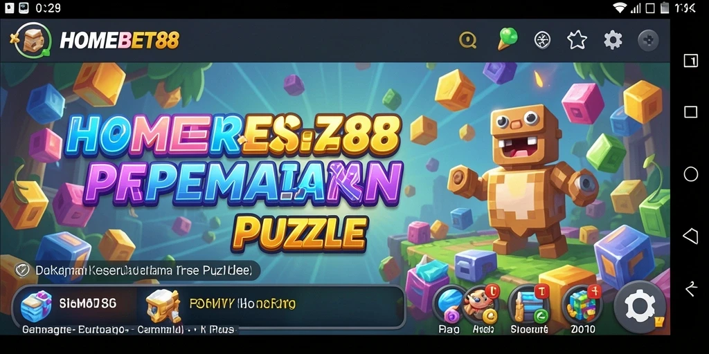 Tampilan gameplay HOMEBET88 dengan teka-teki menantang.