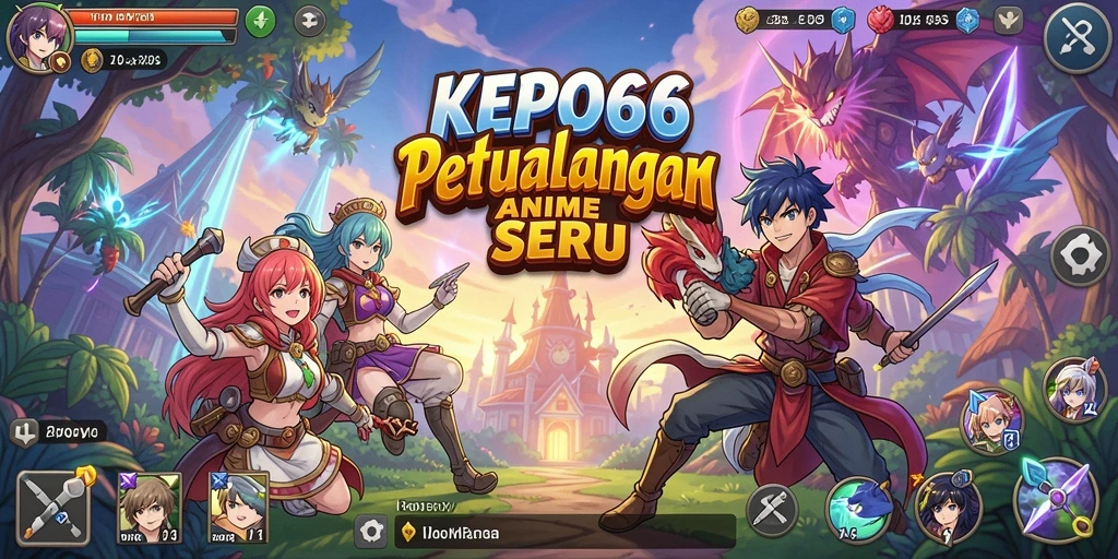 Tampilan gameplay KEPO66 yang seru dan penuh warna.