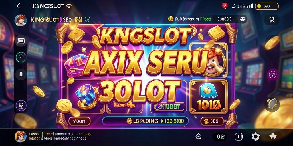 Tampilan gameplay KINGSLOT yang penuh aksi dan tantangan mendebarkan.