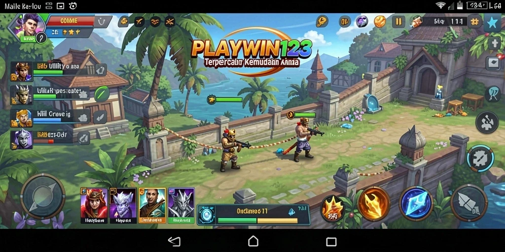 Tampilan utama PLAYWIN123 dengan fitur-fitur Utility yang intuitif.