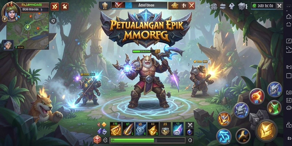 Tampilan gameplay seru di RAJAPANDA88 dengan grafis yang memukau.