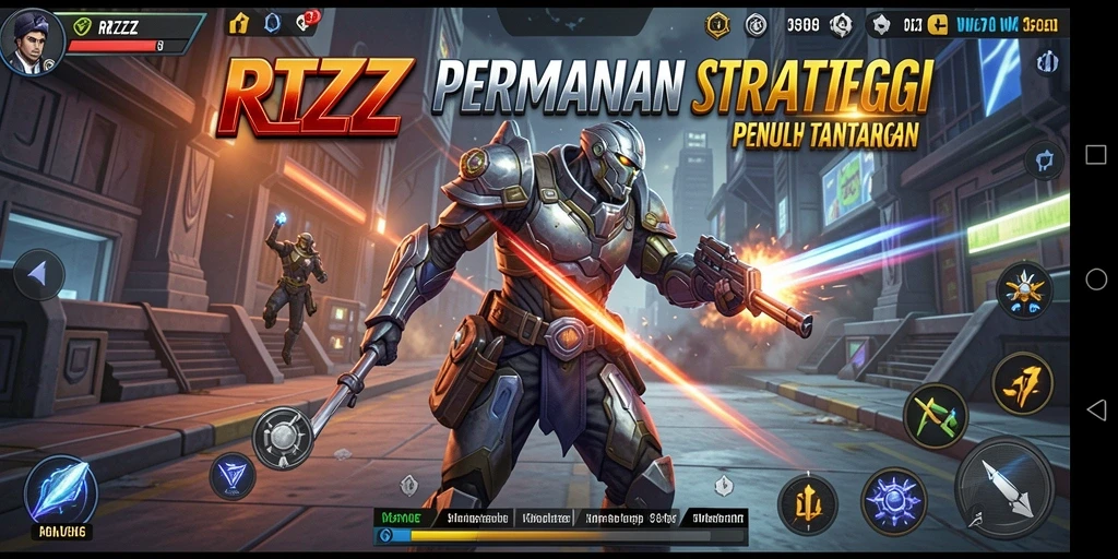 Tampilan gameplay di RTZZ dengan berbagai strategi menarik.