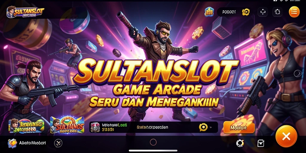Tampilan gameplay SULTANSLOT yang penuh warna dan seru.